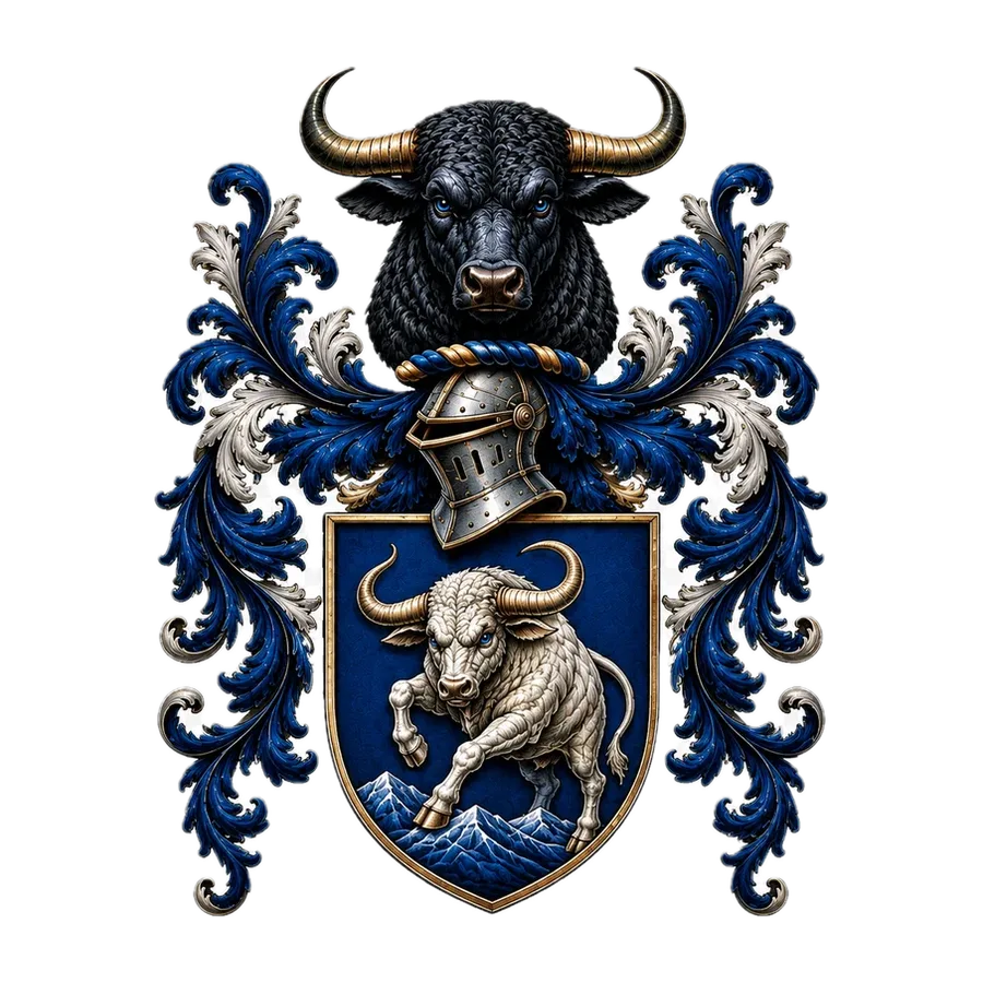 House Cornell bull crest