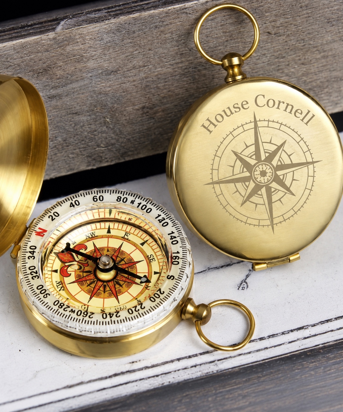 Personalised House Keepsake Compass